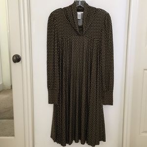 Diane Von Furstenberg Brown Swing Dress